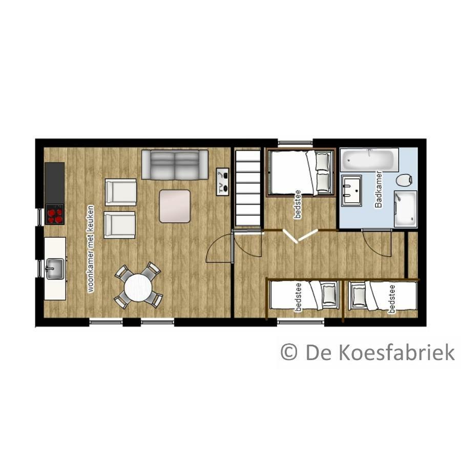Appartement De Koesfabriek Centrum 多克姆 外观 照片